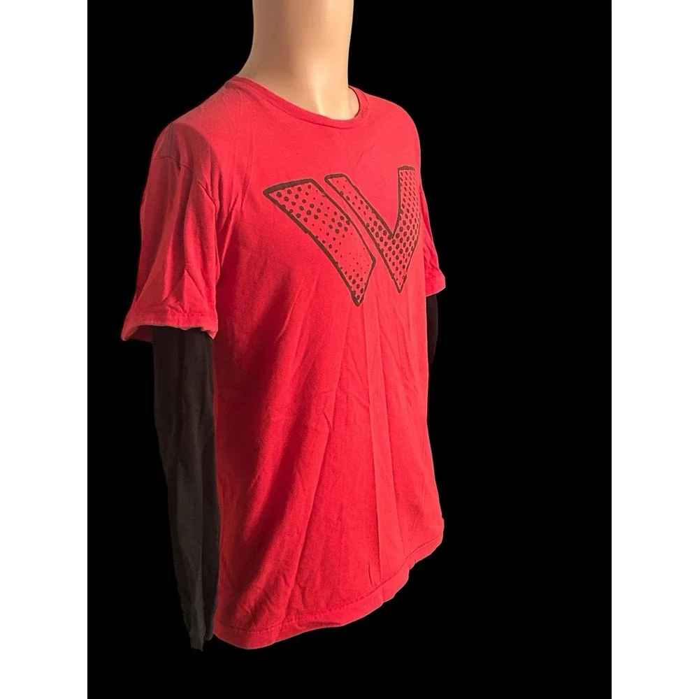 Shaun White Long Sleeve Shirt Youth XL Extra Large Red & Black